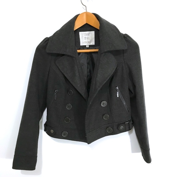 See Thru Soul Jackets & Blazers - See Thru Soul Coat
